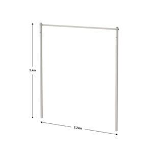 80154287_2.4m Folding Frame Post Kit Dune_WEB Dimensions