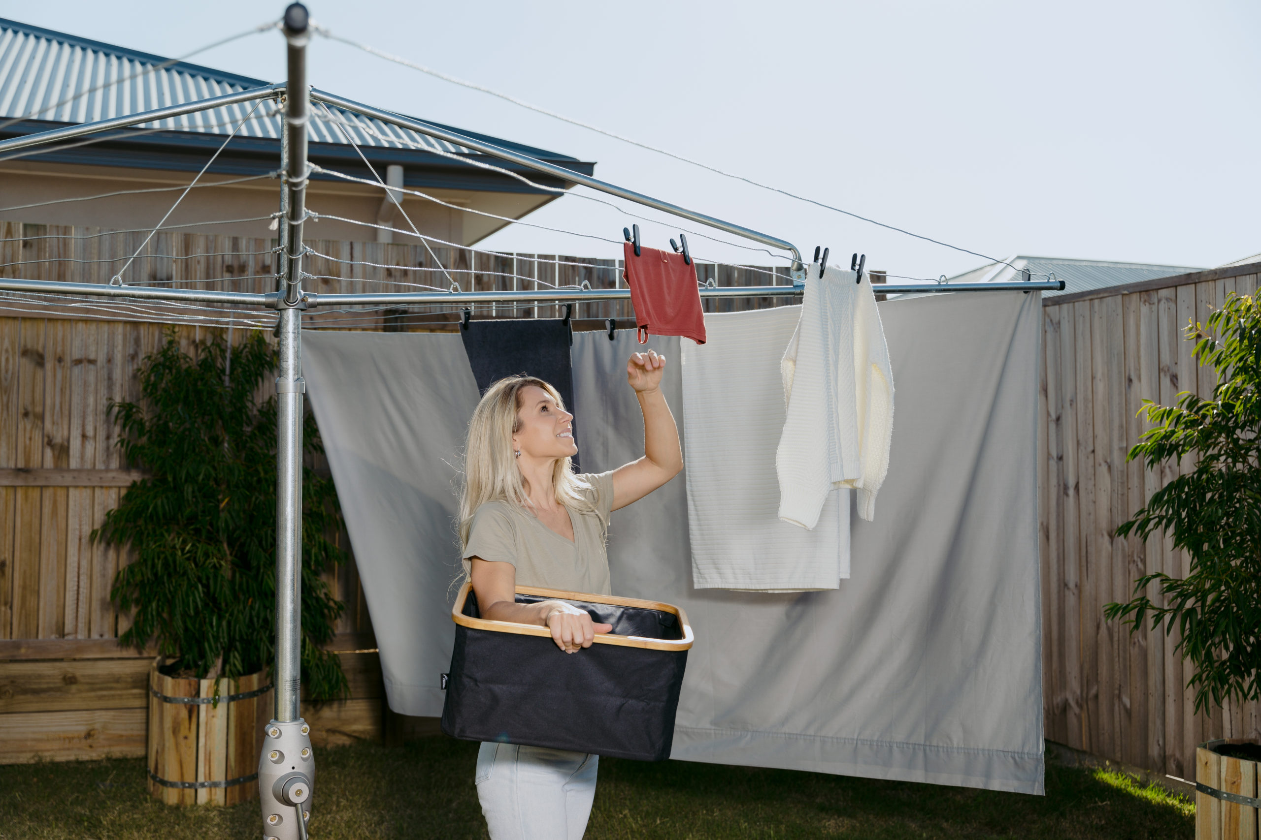 Laundry cheap washing line